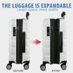 KROSER Hardside Expandable Carry On Luggage with Spinner Wheels & Built-in TSA L... - Image 6