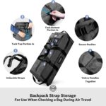 STOVER 100L Rolling Duffel Bag with Wheels, X-Large Durable Travel Duffle + Toil... - Image 4