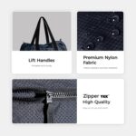 pack all 45L Foldable Duffel Bag, Water-Resistant Sports Gym Bag, Portable Weeke... - Image 4