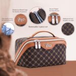 BOYATU Travel Makeup Bag Cosmetic Bags for Women: 3 Pcs Set Large Portable Make ... - Image 3