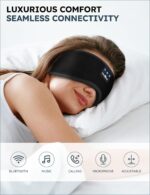 MUSICOZY Sleep Headphones, Bluetooth 5.4 Sleep Mask Headband Headphones Sleeping... - Image 3