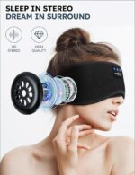MUSICOZY Sleep Headphones, Bluetooth 5.4 Sleep Mask Headband Headphones Sleeping... - Image 5