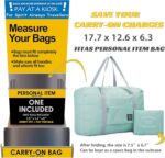 Travel Bag 12 Packes Carry on Luggage Foldable Duffel Bag Sports Gym Bag Weekend... - Image 6