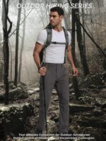 Men's Lightweight Hiking Pants Water Resistant Quick Dry Breathable Stretch Outd... - Image 7