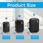 ProCase Hard Travel Electronic Organizer Case for MacBook Power Adapter Chargers... - Image 3