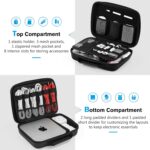 ProCase Hard Travel Electronic Organizer Case for MacBook Power Adapter Chargers... - Image 4