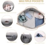 ETRONIK Weekender Overnight Bags for Women, Large Travel Duffle Bags with Shoe C... - Image 4