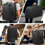 Weekender Travel Backpack,Expandable Carry on Backpack 40-50L with USB Cable Por... - Image 7