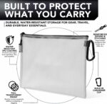 GOBAGS Air Production Multi‑Size Clear Zipper Pouch (4‑Pack) – Cable Organizer &... - Image 3