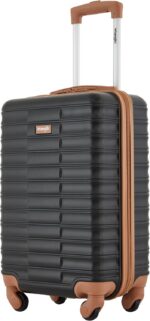 Wrangler 22" Outrider Hardside Carry-On Luggage, Black - Image 3