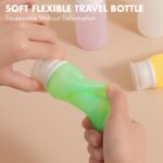 Muslish 21 Pack Leak Proof Silicone Travel Bottles Set, TSA Approved Containers ... - Image 3