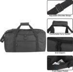 20 Inch, 40 Liter Duffel Bag for Men, Women Travel Weekender Overnight Carry-on ... - Image 3