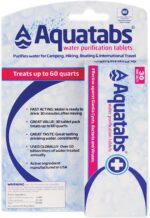 Aquatabs 49mg Water Purification Tablets (30 Pack). Portable Water Purifier for ... - Image 2