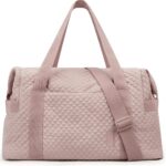 BAGSMART Large Gym Bag with Yoga Mat Buckle, Weekender Overnight Bag for Women, ... - Image 2