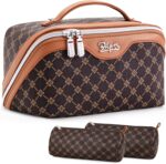 BOYATU Travel Makeup Bag Cosmetic Bags for Women: 3 Pcs Set Large Portable Make ... - Image 2