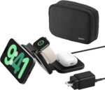 Belkin MagSafe Charger Compatible 3-in-1 Magnetic Charging Travel Pad 15W-BoostC... - Image 2
