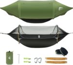 Camping Hammock Tent with Mosquito Net & RainFly, 3 in 1 Waterproof Lightweight ... - Image 2
