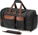 Canvas Duffle Bag for Travel 50L Expandable Travel Duffel Bags for Men Women Ove... - Image 2