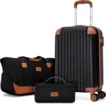Carry On Luggage Sets 3 Piece, 20 Inch Luggage 22x14x9 Airline Approved with Whe... - Image 2