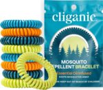 Cliganic 10 Pack Mosquito Repellent Bracelets for Adults & Kids - Natural DEET-F... - Image 2
