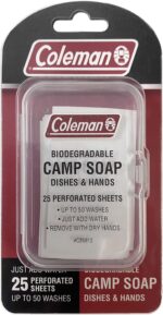 Coleman Camp Soap Sheets – 25 Travel Soap Sheets for Camping, Hiking & Backpacki... - Image 2