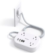 Cruise Essentials 2025,One Beat Travel Power Strip with USB C,Flat Plug Extensio... - Image 2
