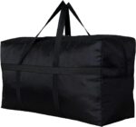 Extra Large Storage Duffle Bag for Travel, Black Oversized Giant Big Traveling D... - Image 2