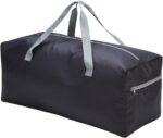 Foldable Duffel Bag 30" / 75L Lightweight with Water Rresistant for Travel-Black - Image 2