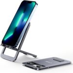 JSAUX Cell Phone Stand, Foldable Aluminum Adjustable Phone Holder for Desk Porta... - Image 2
