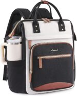 LOVEVOOK Laptop Backpack for Women Work Bag with Large Capacity Cup Side Pocket,... - Image 2