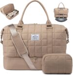 LOVEVOOK Travel Duffel Bag - Versatile Weekender Bag for Women, Puffer Carry On ... - Image 2