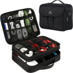 MATEIN Electronics Organizer, Waterproof Travel Electronic Case, Portable Double... - Image 2