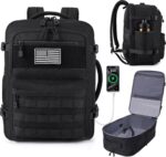 MOZETO TSA Approved Carry On Backpack, Extra Large Tactical Travel Backpack for ... - Image 2