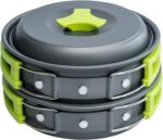 MalloMe Camping Cookware Mess Kit for Backpacking Gear – Camping Cooking Set - C... - Image 2