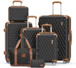 Melalenia Luggage Sets 7 Piece Suitcase Set, Hard Shell Carry on Luggage Travel ... - Image 2