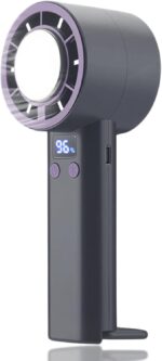 Portable Handheld Turbo Fan, 5 Gear Adjustable Portable Silent Mini Bladeless El... - Image 2