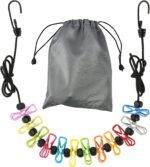 Retractable Portable Clothesline for Travel，Clothing line with 12 Clothes Clips,... - Image 2