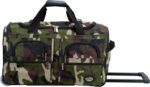Rockland Rolling Duffel Bag, CAMO, 22" - Image 2
