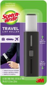 Scotch-Brite Mini Travel Lint Roller, Works Great On Pet Hair, 30 Sheets - Image 2