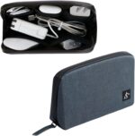 Small Electronics Organizer Travel Case – Slim Travel Cable Pouch for Small Tech... - Image 2
