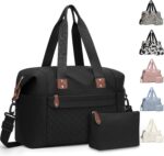 Travel Duffle Bag, Waterproof Weekender Overnight Hospital Bags for Women Men wi... - Image 2