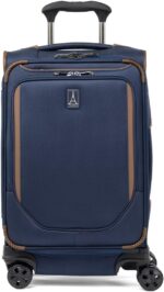 Travelpro Crew Classic Lightweight Softside Expandable Carry on Luggage, 8 Wheel... - Image 2