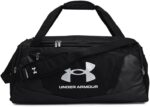 Under Armour Unisex-Adult Undeniable 5.0 Duffle, Black (001)/Metallic Silver, Me... - Image 2