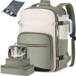 YAMTION 40L Large Travel Backpack for Women,Carry On Luggage with 4 Packing Cube... - Image 2