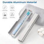 Aluminum Toothbrush Travel Case, Portable Travel Toothbrush Holder, Durable Manu... - Image 3