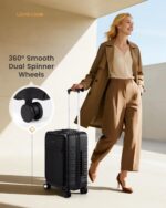 LOVEVOOK Carry On Luggage 22x14x9 Airline Approved with Detachable Pouch, 21 Inc... - Image 3