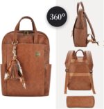 Laptop Backpack for Women Slim Travel - Laptop Bag Computer Case Fit up to 15.6-... - Image 6
