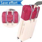 Foldable Travel Duffel Bags 2PCS Tote Carry On Luggage Spirit Airlines Personal ... - Image 6