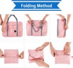 Foldable Travel Duffel Bags 2PCS Tote Carry On Luggage Spirit Airlines Personal ... - Image 9