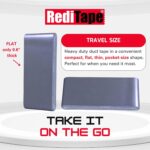 Travel Size Pocket Duct Tape 2-Pack – Compact Flat Small Mini Rolls - for Repair... - Image 3